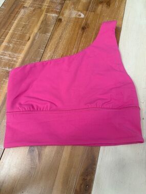lululemon athletica One-Shoulder Pink Tank Top